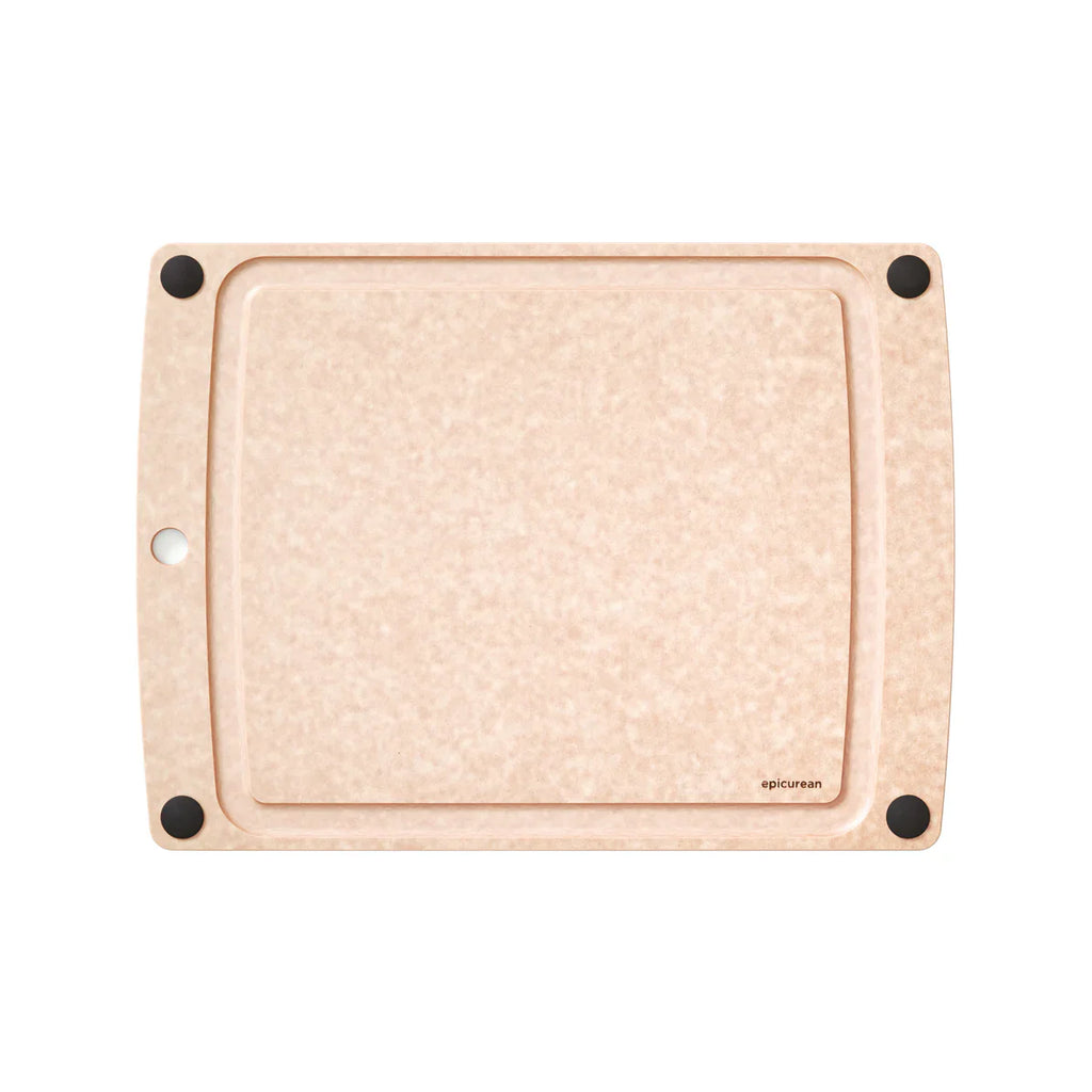 Epicurean All-in-One Series Cutting Board, Natural/Black feet, Multiple Sizes