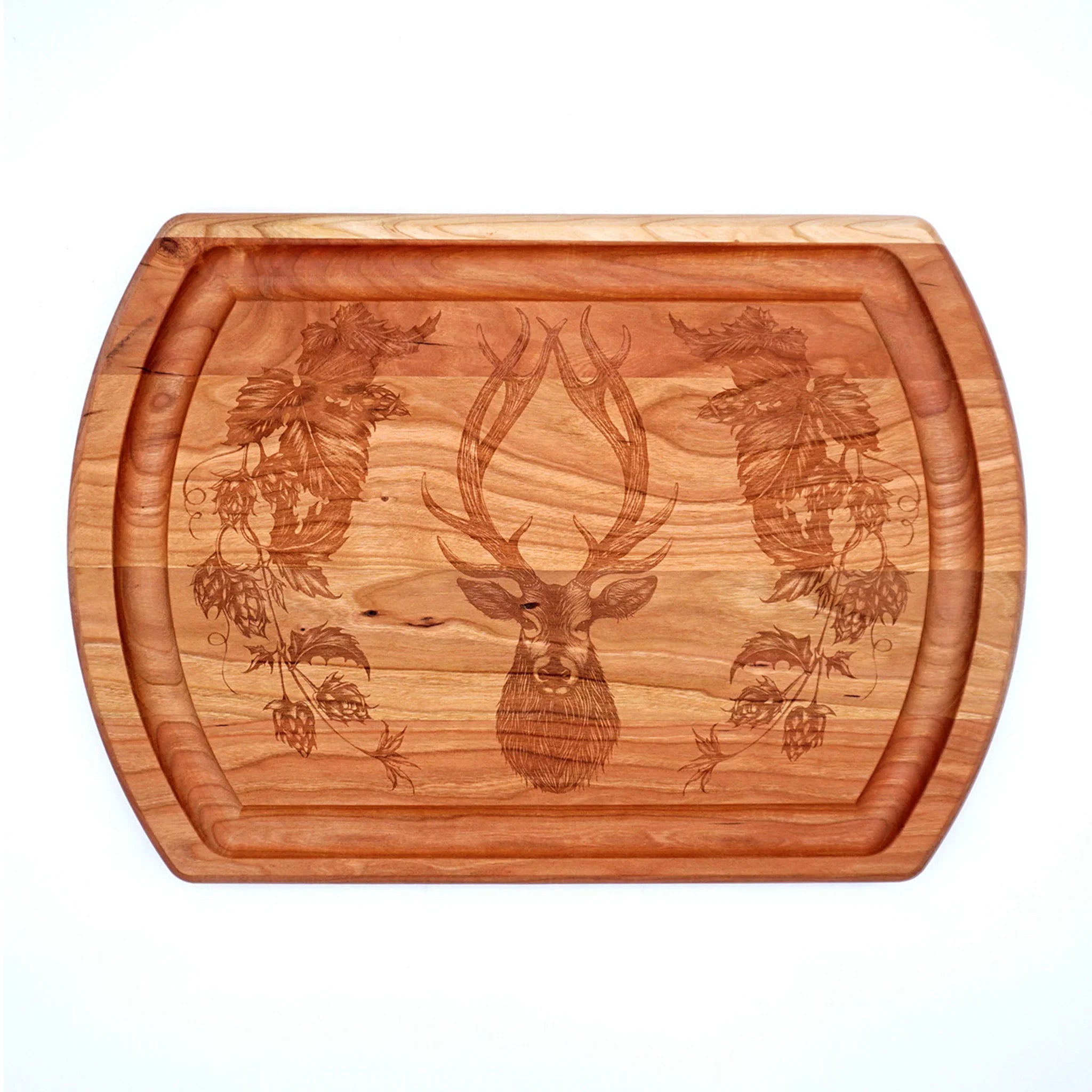 Laura Zindel Cherry Reversible Carving Board, Multiple Designs