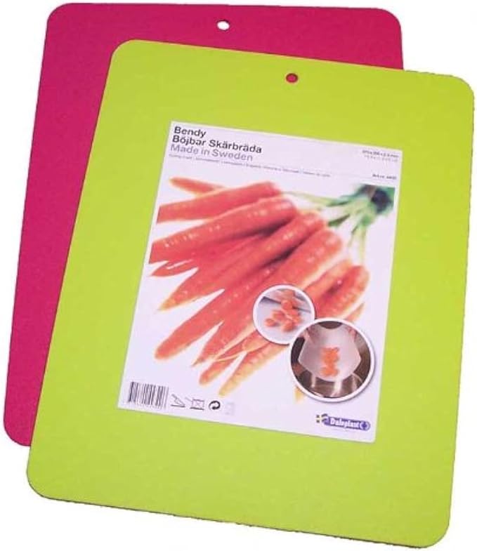 Linden Sweden Bendy Flex Cutting Board 2 pack, Large, Multiple Colors